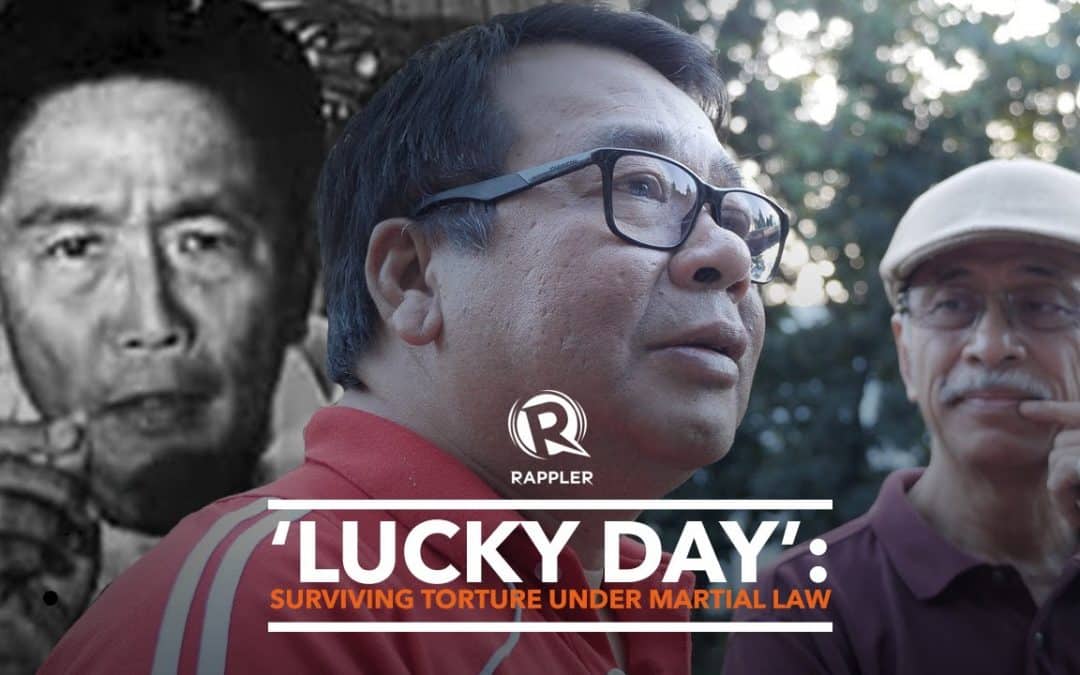 Lucky Day’: Surviving torture under Martial Law
